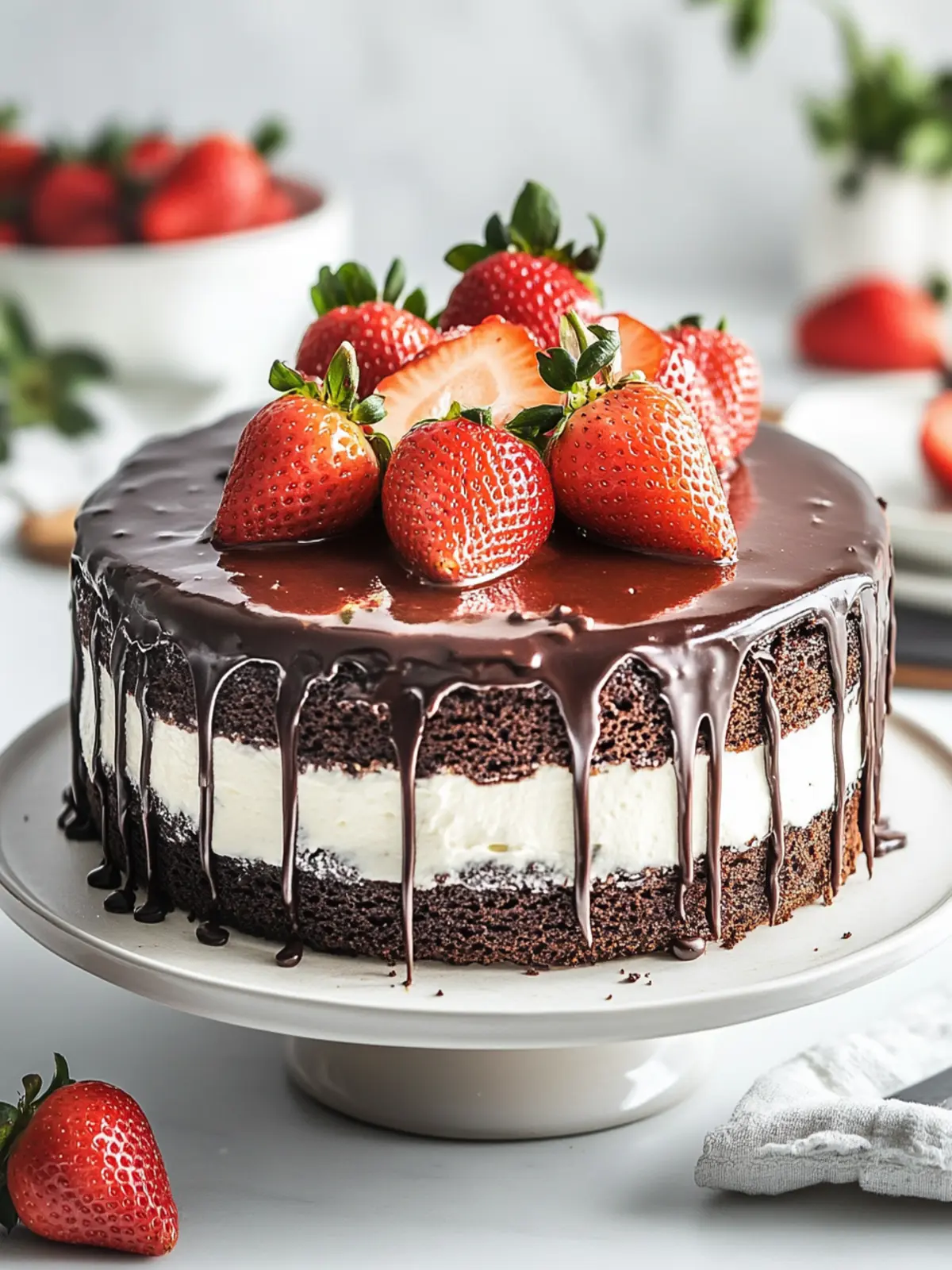 Irresistible Chocolate Strawberry Cake Recipe for Any Occasion