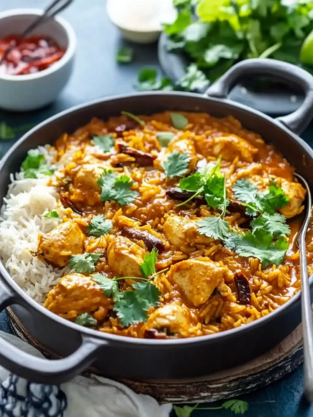 Ultimate Indian Chicken Curry and Rice Casserole Delight