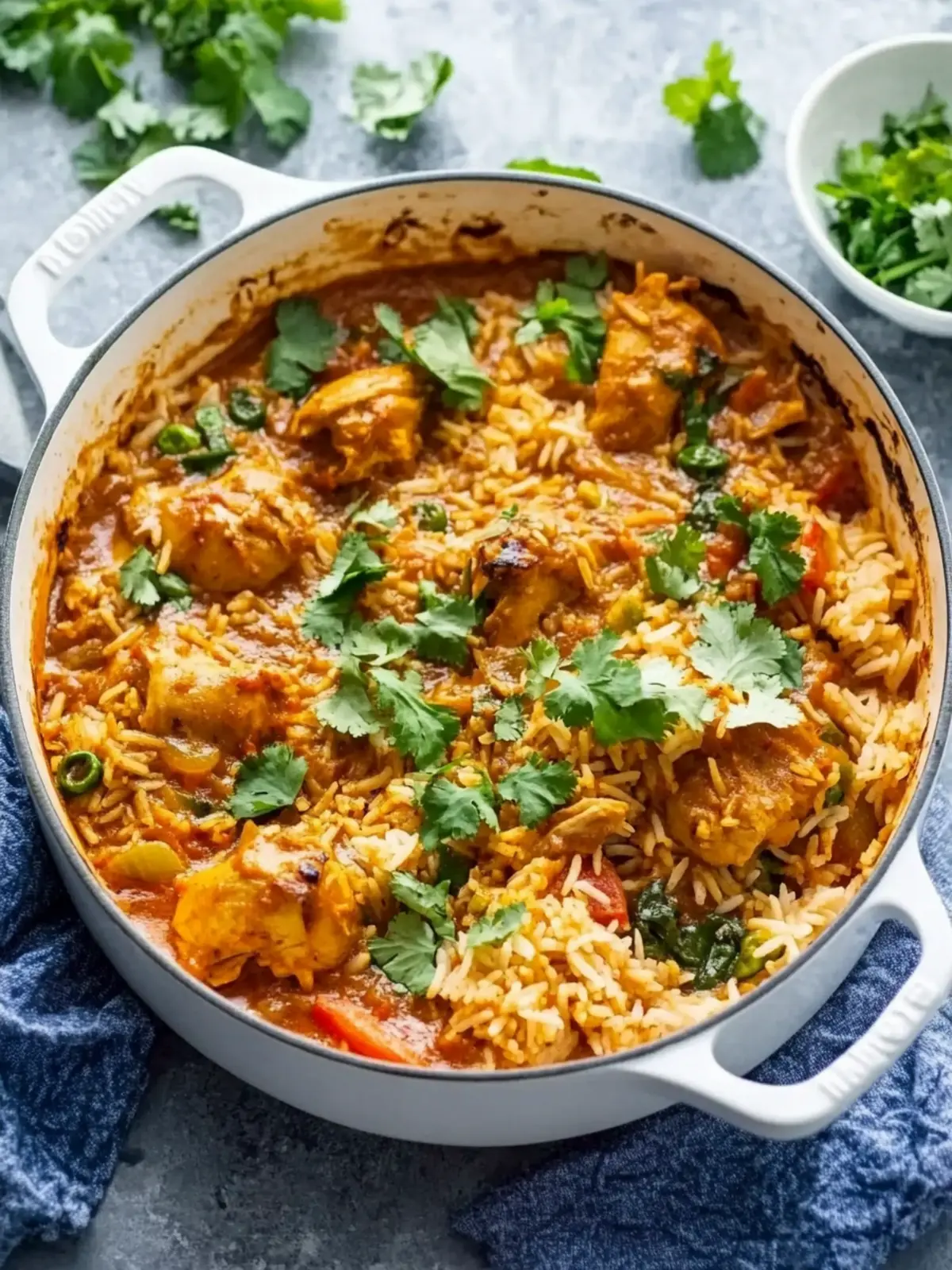 Ultimate Indian Chicken Curry and Rice Casserole Delight