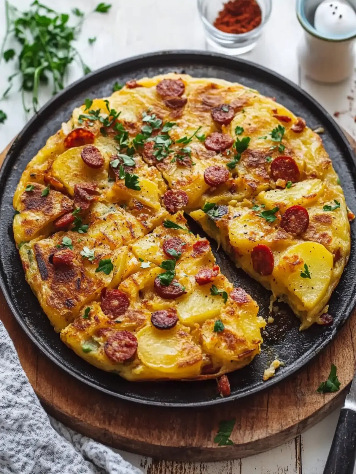 Irresistible Spanish Potato And Chorizo Tortilla You’ll Love