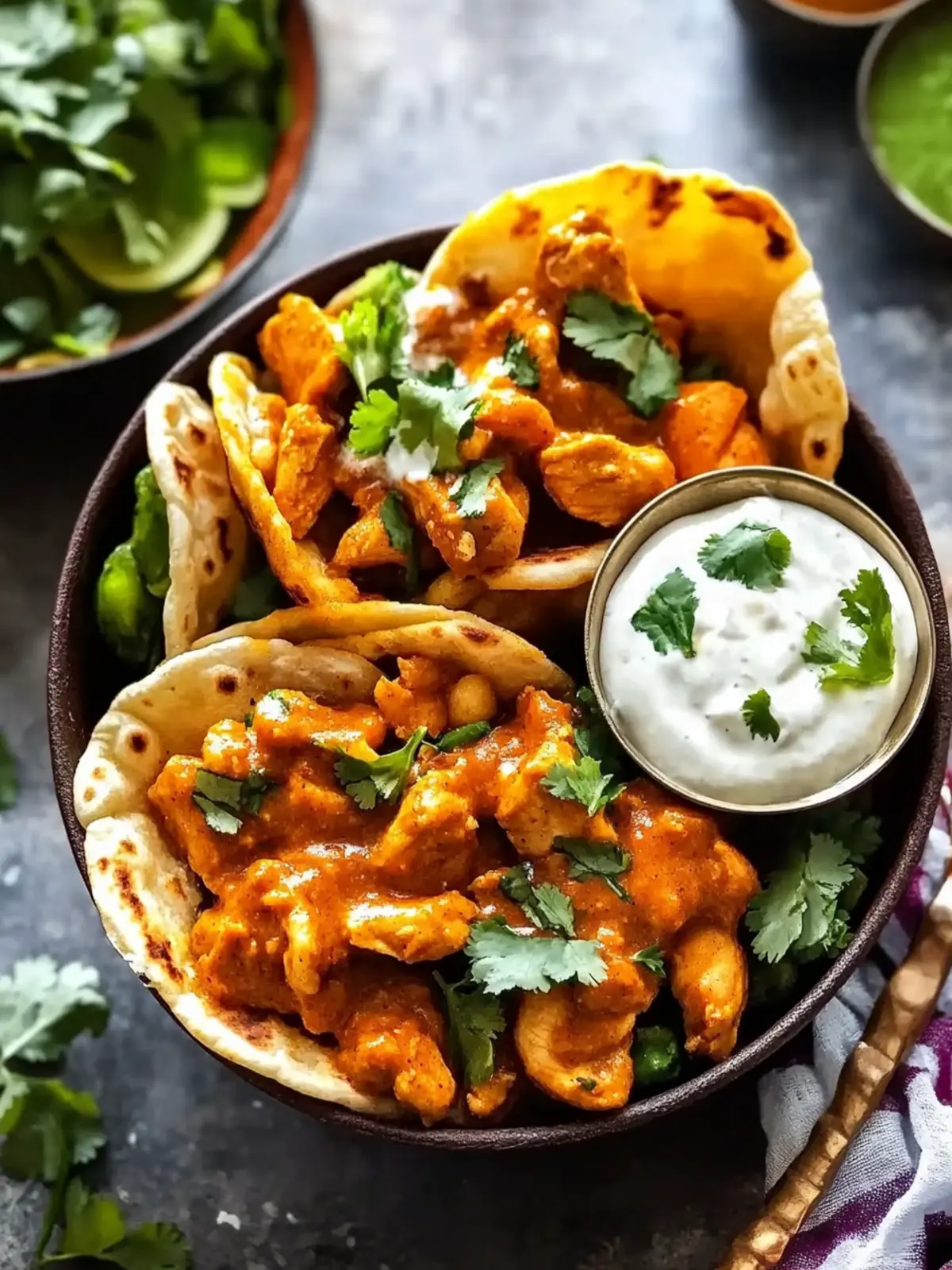 Daryl Chicken Roti Delicious Butter Chicken Roti Bowls Kids Will Love