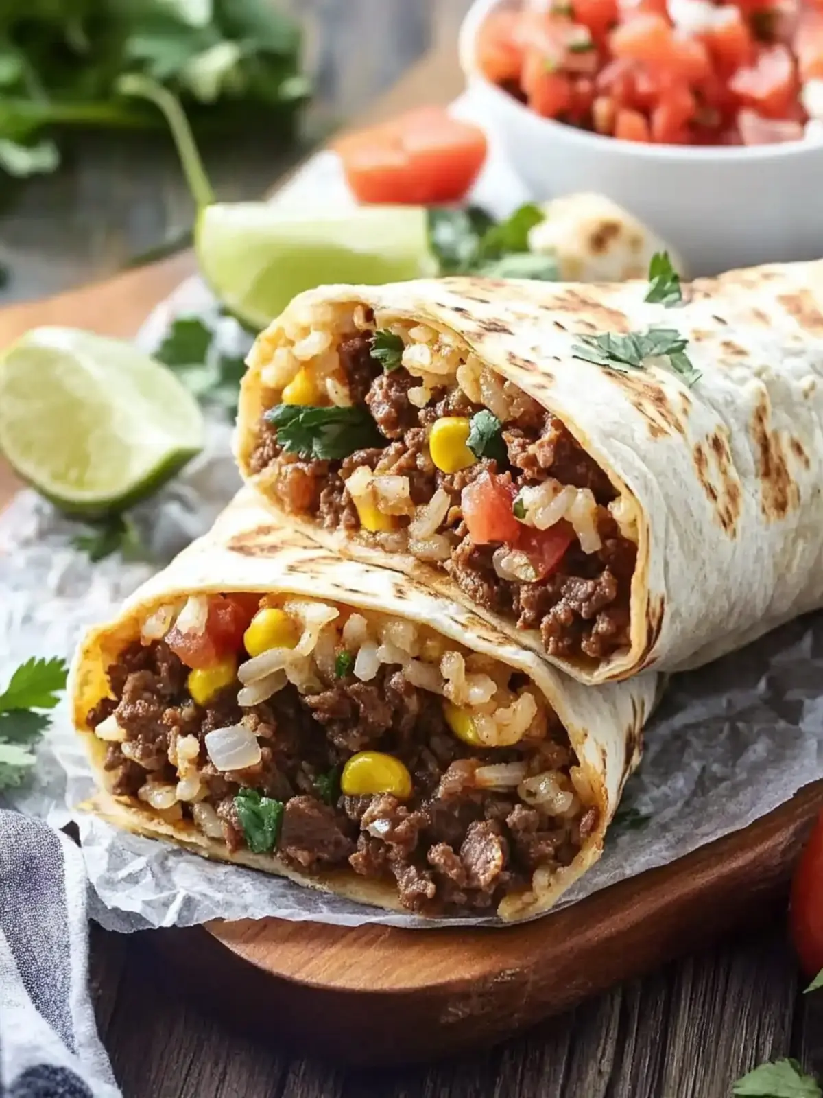 Savory 30 Minute Beef and Rice Burritos Your Family Will Love – knedir ...