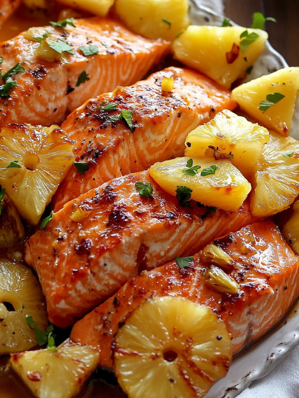 Delicious Baked Pineapple Salmon in Just 20 Minutes