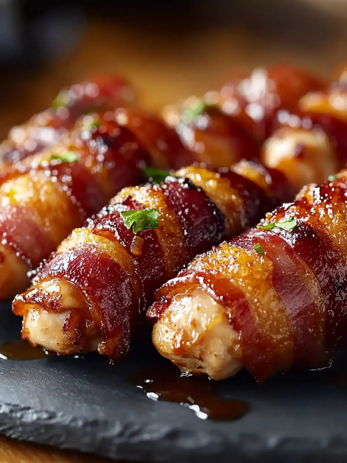 Sweet and Savory Brown Sugar Bacon-Wrapped Chicken Delight Brown Sugar Bacon-Wrapped Chicken