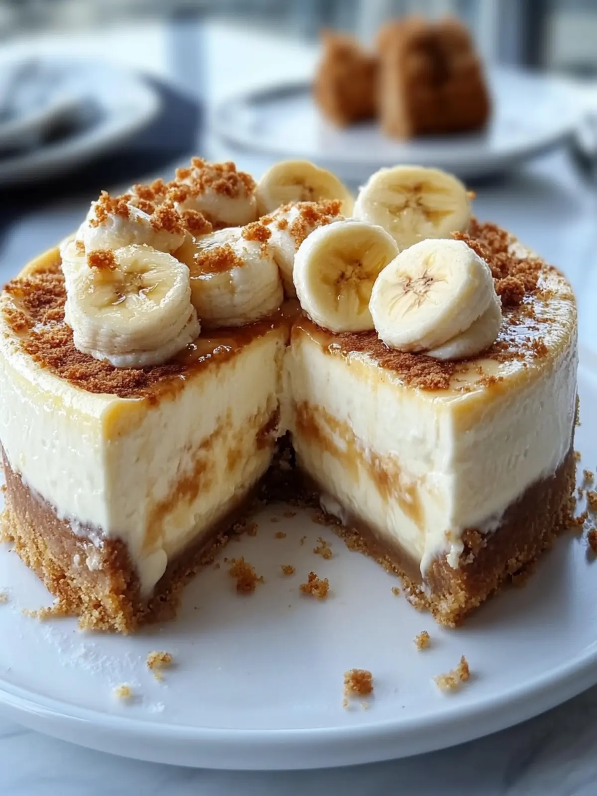 Indulge in Heavenly Banana Bread Cheesecake Bliss Banana Bread Cheesecake