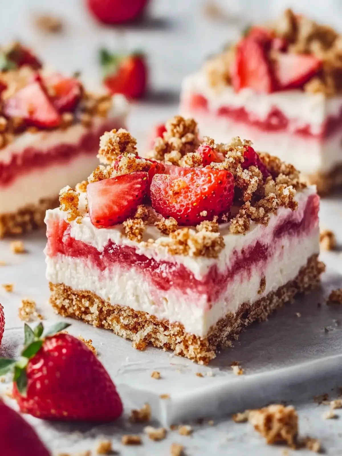 Irresistible Strawberry Cheesecake Pretzel Crunch Bars Recipe Strawberry Cheesecake Pretzel Crunch Bars