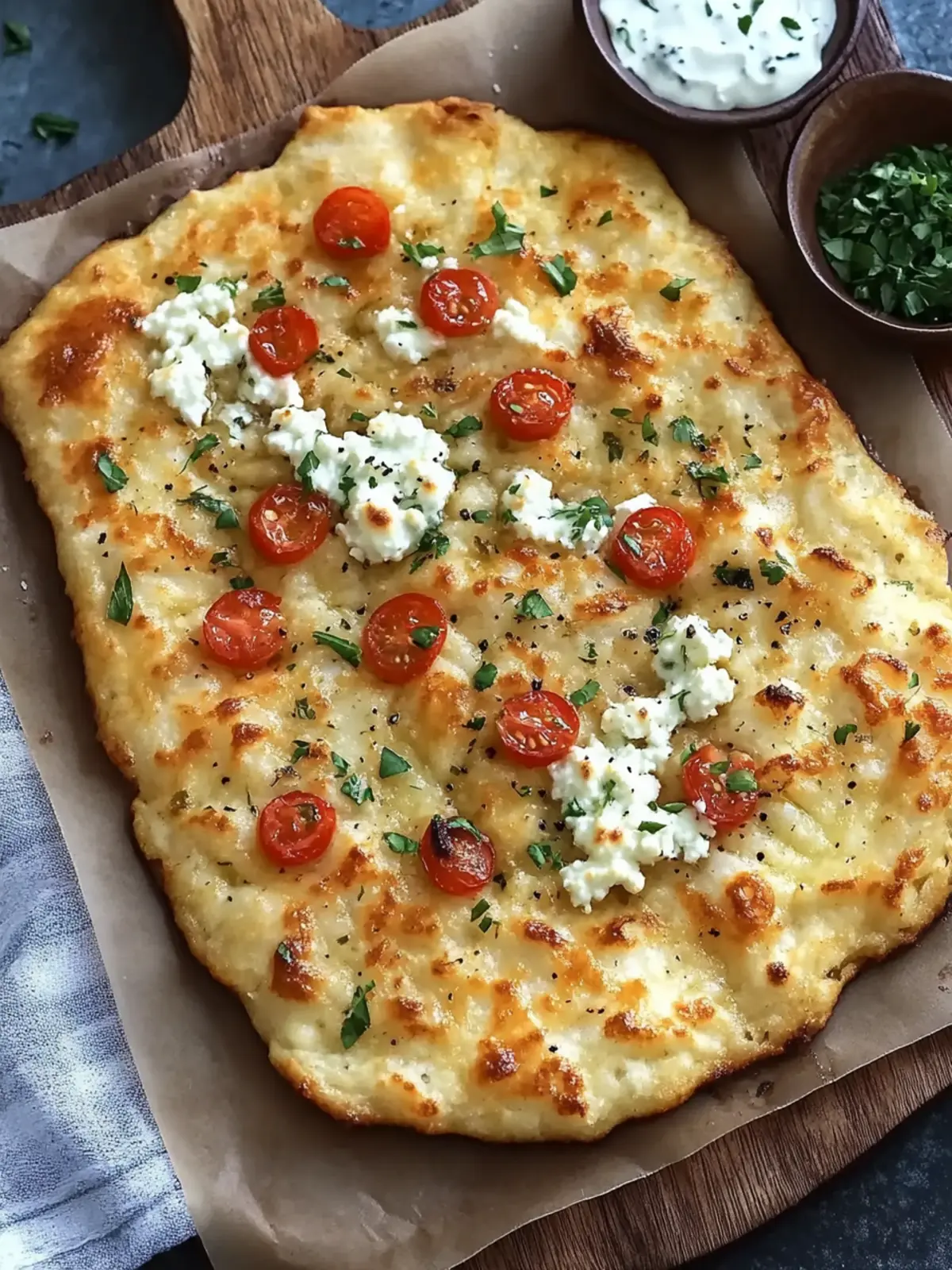 Delicious High-Protein 2-Ingredient Cottage Cheese Flatbread High-Protein 2-Ingredient Cottage Cheese Flatbread